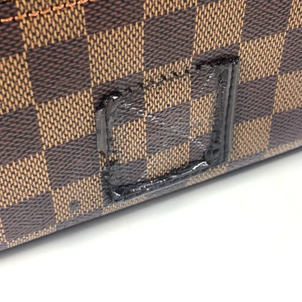 LOUIS VUITTON Brown Damier Canvas Boston Bag - Picture 7 of 16